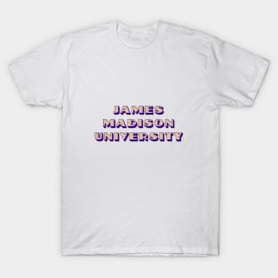 jamesma glitter lettering T-Shirt